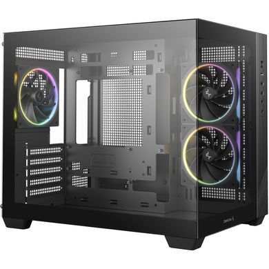 Корпус DeepCool CG330 3F Black без БЖ (R-CG330-BKNGM3-G) [618112]
