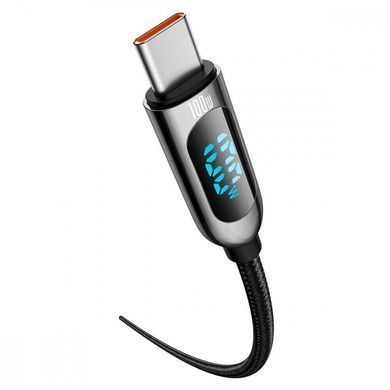 Кабель Baseus Display Fast Charging Data Cable Type-C to Type-C 100W 1m Black (CATSK-B01) [802526]
