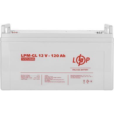 Акумуляторна батарея LogicPower 12V 120AH (LPM-GL 12 - 120 AH) GEL (LP3870) [618756]
