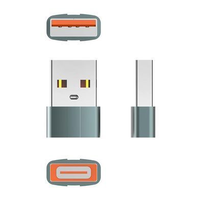 Адаптер ColorWay USB Type-C - USB V 2.0 (F/M) silver (CW-AD-CA) [603954]