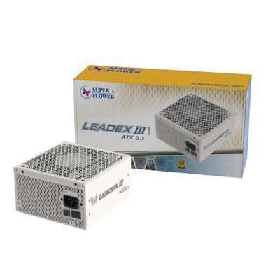 Блок живлення ATX3.1 1000W LEADEX VII XG SERIES (SF-1000F14XG) WHT SUPER FLOWER (SF-1000F14XG WHITE) [503111]