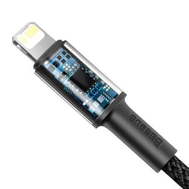 Кабель Baseus High Density Braided Fast Charging Data Cable Type-C to iP PD 20W 1m Black (CATLGD-01) [806509]