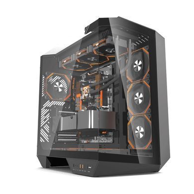 Корпус для комп'ютера DARK FLASH ATX без блока живлення DY470 чорний (DY470 BLACK) [503230]