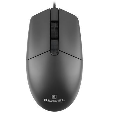 Миша REAL-EL RM-210 Black (EL123200036) [606709]