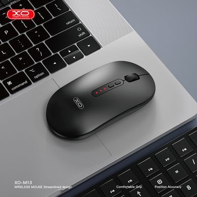 Миша XO M13 Tri-mode Bluetooth Wireless Silent Black (M13 Black) [202535]