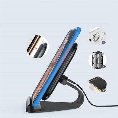 Бездротовий зарядний пристрій ColorWay Wireless Stand 15W Black (CW-CHW31Q-BK) [603093]