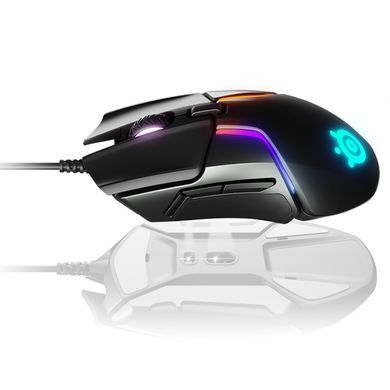 Мишка SteelSeries Rival 600, RGB, 12000dpi., 7кн., Dual Sensor, чорна (62446) [401290]