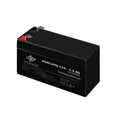 Акумулятор AGM LPM 12V - 1.3 Ah (LP4131) [900092]
