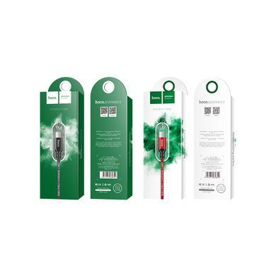 Кабель HOCO X14 USB to Micro 2,4A, 1m, nylon, aluminum connectors, Black (6957531062844) [804385]