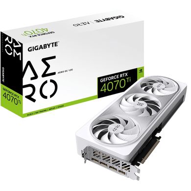 Відеокарта GIGABYTE GeForce RTX 4070 Ti 12GB GDDR6X AERO OC (GV-N407TAERO_OCV2-12GD)