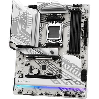 Материнська плата ASRock (AM5/X870, 4*DDR5, 2xPCIex16, HDMI/USB4, 4xSATA, 3xM.2, 2.5GLan, ATX) (X870 PRO RS) [403428]