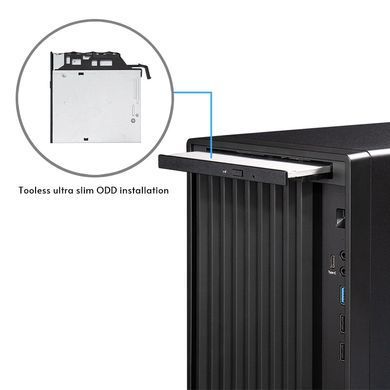 Корпус Chieftec UNI, без БЖ, mATX, Black (BS-20B-OP) [402973]