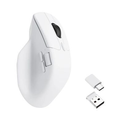 Миша Keychron M6 BT/WL/USB-A/USB-C, білий (M6-A3) [104180]