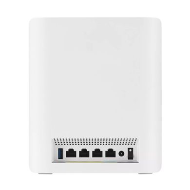 Система WiFi-Mesh ASUS ZenWiFi BT8 BE14000, 1xGE LAN, 1x2.5GE LAN, 1x2.5GE LAN, 1xUSB 3.0, 3мод, білий (90IG0930-MO3B40) [111243]