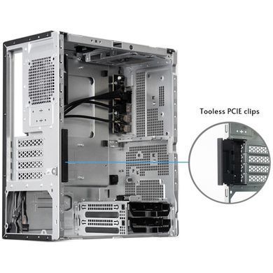 Корпус Chieftec UNI, без БЖ, mATX, Black (BS-20B-OP) [402973]