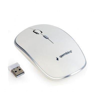 Миша бездротова Gembird White USB (MUSW-4B-01-W) [606380]