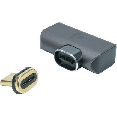 Адаптер PowerPlant USB Type-C - USB (M/F) Black (CA914319) [604367]