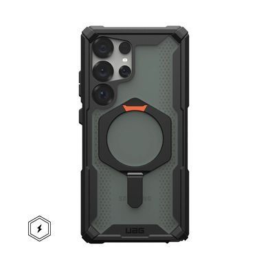 Чохол UAG для Samsung Galaxy S25 Ultra, Plasma XTE with Magnet, Black/Orange (214467114097) [108745]