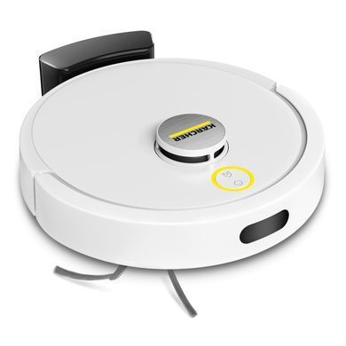 Робот-пилосос karcher RVC 3, h=0.97см, вологе прибирання, конт пил -0.24л, вода -0.28л, автон. робота до 130хв, Bluetooth, білий (1.269-110.0) [113826]