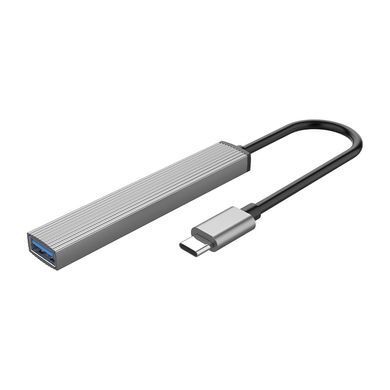 USB-хаб Orico AH-12F-GY-BP USB Type-C 3-в-1 (CA913541) [605159]
