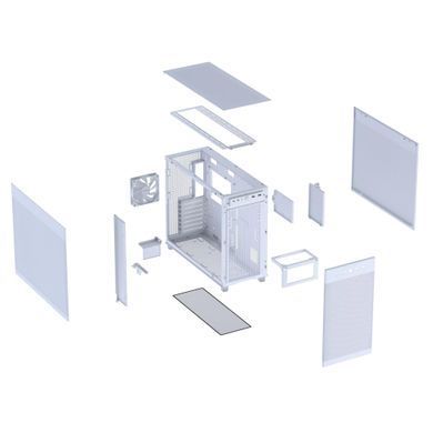 Корпус Asus Prime AP303 Mesh White (90DC00V3-B39000) [615488]