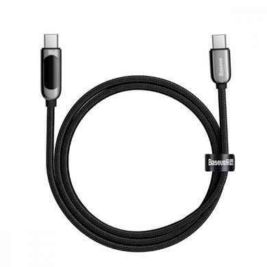 Кабель Baseus Display Fast Charging Data Cable Type-C to Type-C 100W 1m Black (CATSK-B01) [802526]