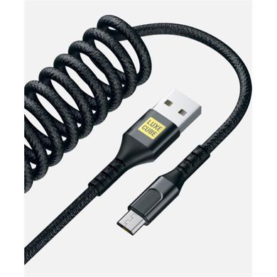 Кабель Luxe Cube Dynamic USB - micro USB (M/M), 1.5 м, Black (4446689101236) [603835]