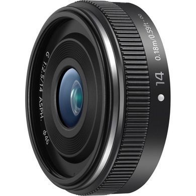 Об`єктив Panasonic Micro 4/3 Lens 14mm F/2.5 (H-H014AE-K) [17758]