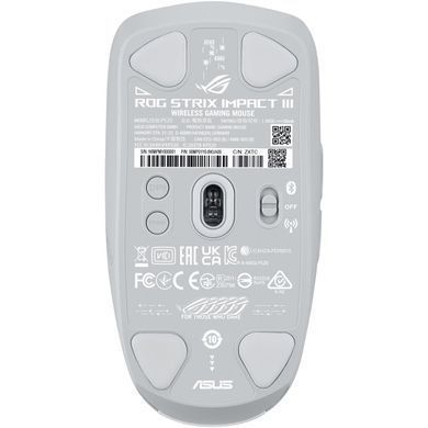 Миша бездротова Asus ROG Strix Impact III White (90MP03D0-BMUA10) [618004]