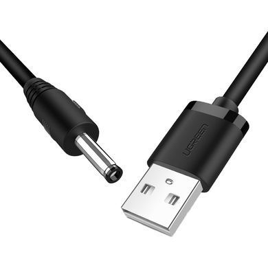 Кабель USB 2.0 to DC 3.5*1.35MM Чорний, US277 UGREEN (10376) [404065]