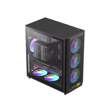 Корпус для комп'ютера ATX W/O PSU GAMEMAX (F46 BK) [503817]