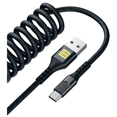 Кабель Luxe Cube Dynamic USB - micro USB (M/M), 1.5 м, Black (4446689101236) [603835]