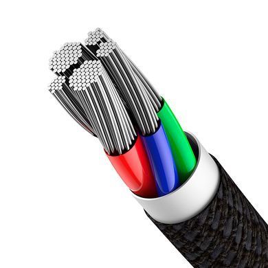 Кабель Baseus High Density Braided Fast Charging Data Cable Type-C to iP PD 20W 1m Black (CATLGD-01) [806509]