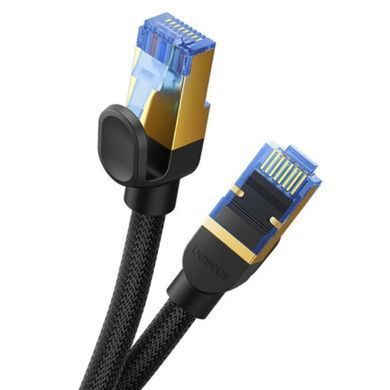 Мережевий кабель Baseus High Speed CAT7 10Gigabit Ethernet Cable (Braided Cable)10m Cluster Black (B0013320B111-07) [803592]