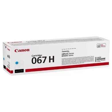 Картридж Canon 067H MF651ColorWay/MF655Cdw/MF657Cdw/LBP631ColorWay/LBP633Cdw Cyan (5105C002) [618185]