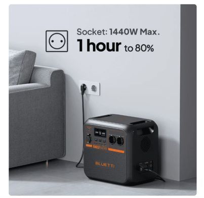 Зарядна станція Bluetti, 1440Wh, 1800W, LiFePO4 (AC180P) [610616]