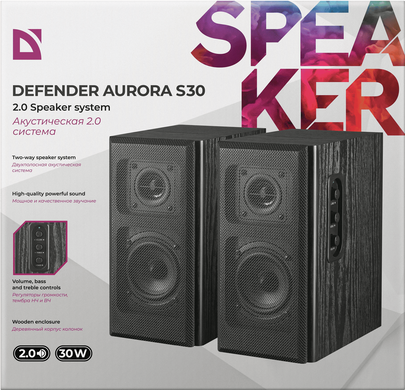 Акустика Defender 2.0 Aurora S30 30Вт (65431) [203822]