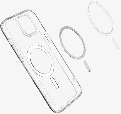 Чохол-накладка Spigen Ultra Hybrid MagFit для Apple iPhone 15 White (ACS06802) [602167]