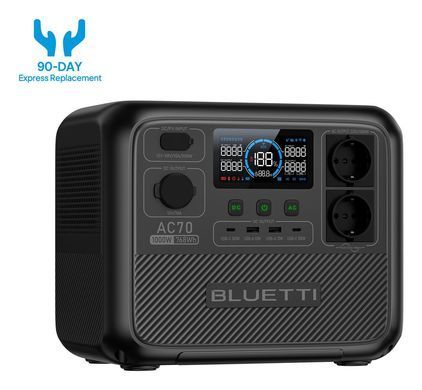Портативна зарядна станція 1000W BLUETTI (AC70) [500333]