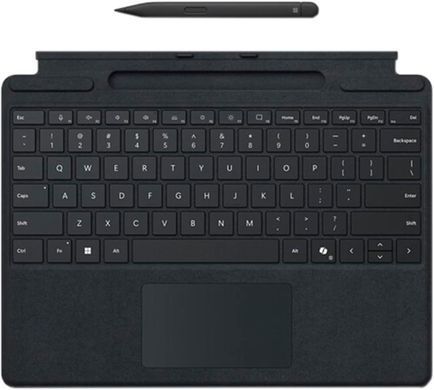 Клавіатура зі стілусом для планшета Microsoft Surface Pro 8 - 11, Pro X, UKR/ENG, чорна (8X8-00141) [103680]