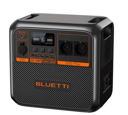Зарядна станція Bluetti, 1440Wh, 1800W, LiFePO4 (AC180P) [610616]