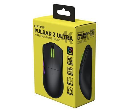 Миша бездротова Hator Pulsar 3 Ultra 4K Wireless Black (HTM680) [607417]