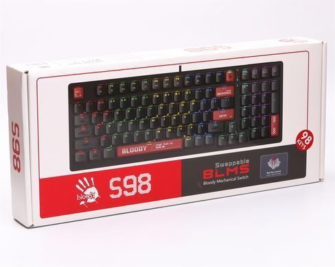 Клавіатура A4Tech S98 Bloody Red (S98 (Bloody Red)) [611423]