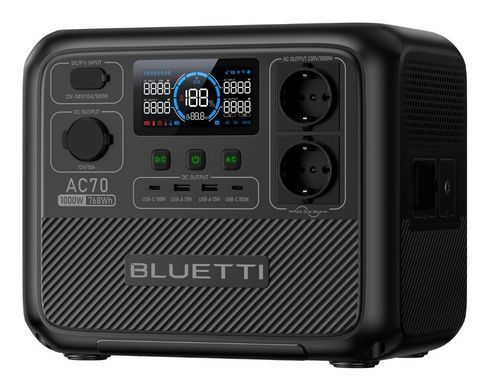Портативна зарядна станція 1000W BLUETTI (AC70) [500333]