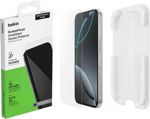 Захисне скло Belkin для iPhone 17 Pro Max, Screen Protector (1 Pack) (OVA239HQ) [112121]