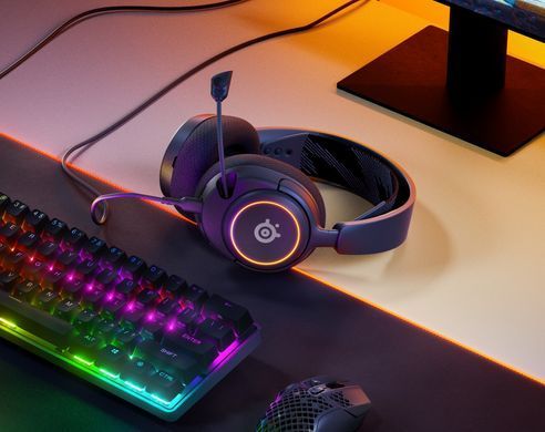Ігрова гарнітура SteelSeries Arctis Nova 3 RGB Black MultiPlatform (61631) [401924]