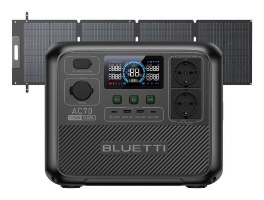 Портативна зарядна станція 1000W BLUETTI (AC70) [500333]
