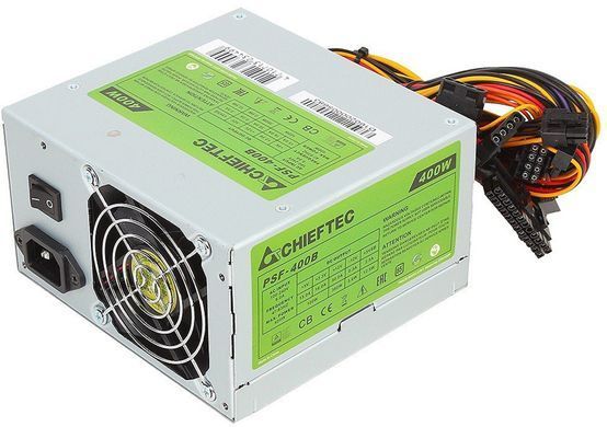 БЖ 400W Chieftec SMART, 80 mm, ~85%, Bulk (PSF-400B) [402799]