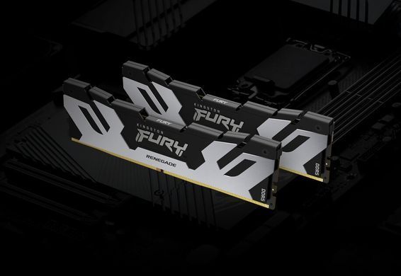 Модуль пам`яті DDR5 2x24GB/8400 Kingston Fury Renegade Silver (KF584CU40RSK2-48) [619619]