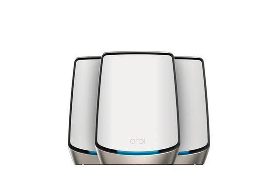 Система WiFi-Mesh NETGEAR Orbi RBK863S AX6000, 3мод, білий (RBK863S-100EUS) [104663]